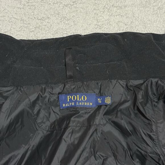 Vtg Polo Ralph Lauren USA Downhill Alpine Ski Black Puffer Vest XL Men’s PRL67 - Picture 7 of 9
